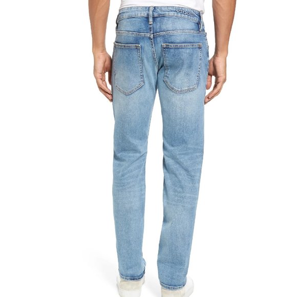 🎁 VIGOSS Slim Straight Leg Jeans - Picture 2 of 8